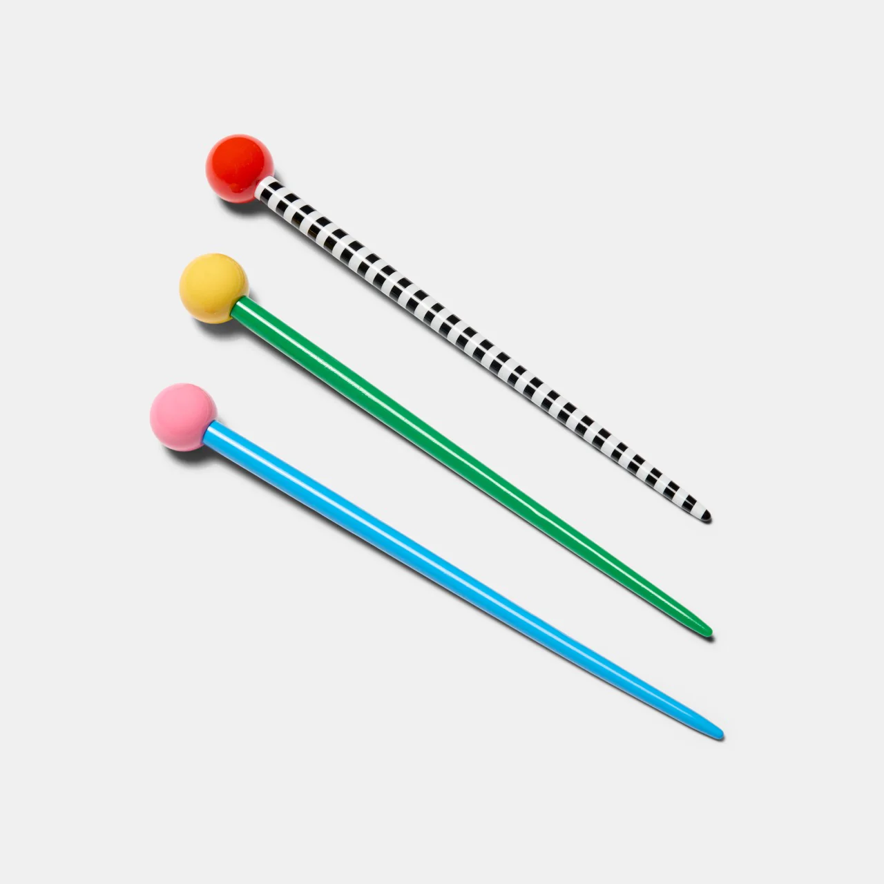 Gum Ball Hair Stick in Blue + Pink - Image 4