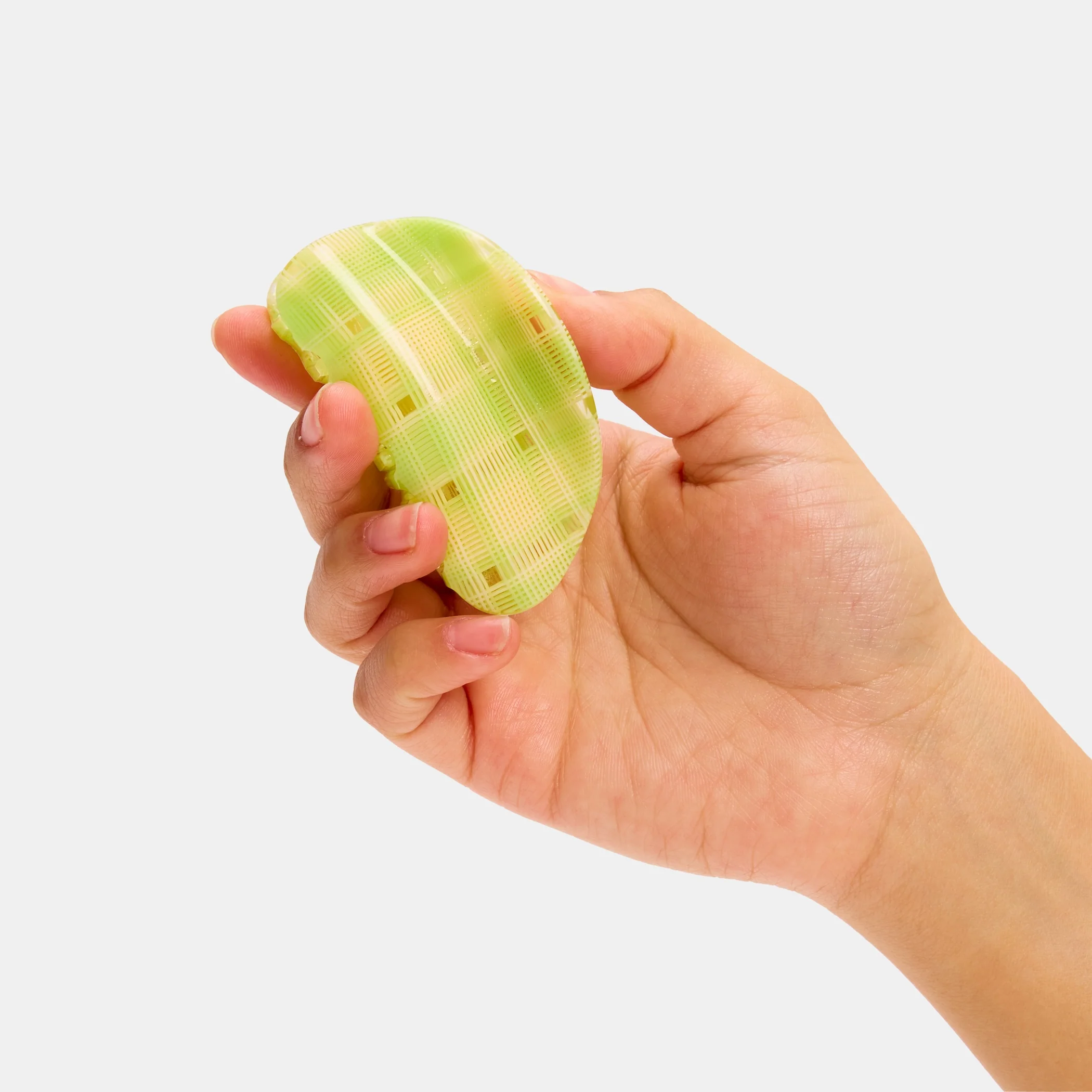 Juno Claw in Lime + Cream Plaid - Image 3