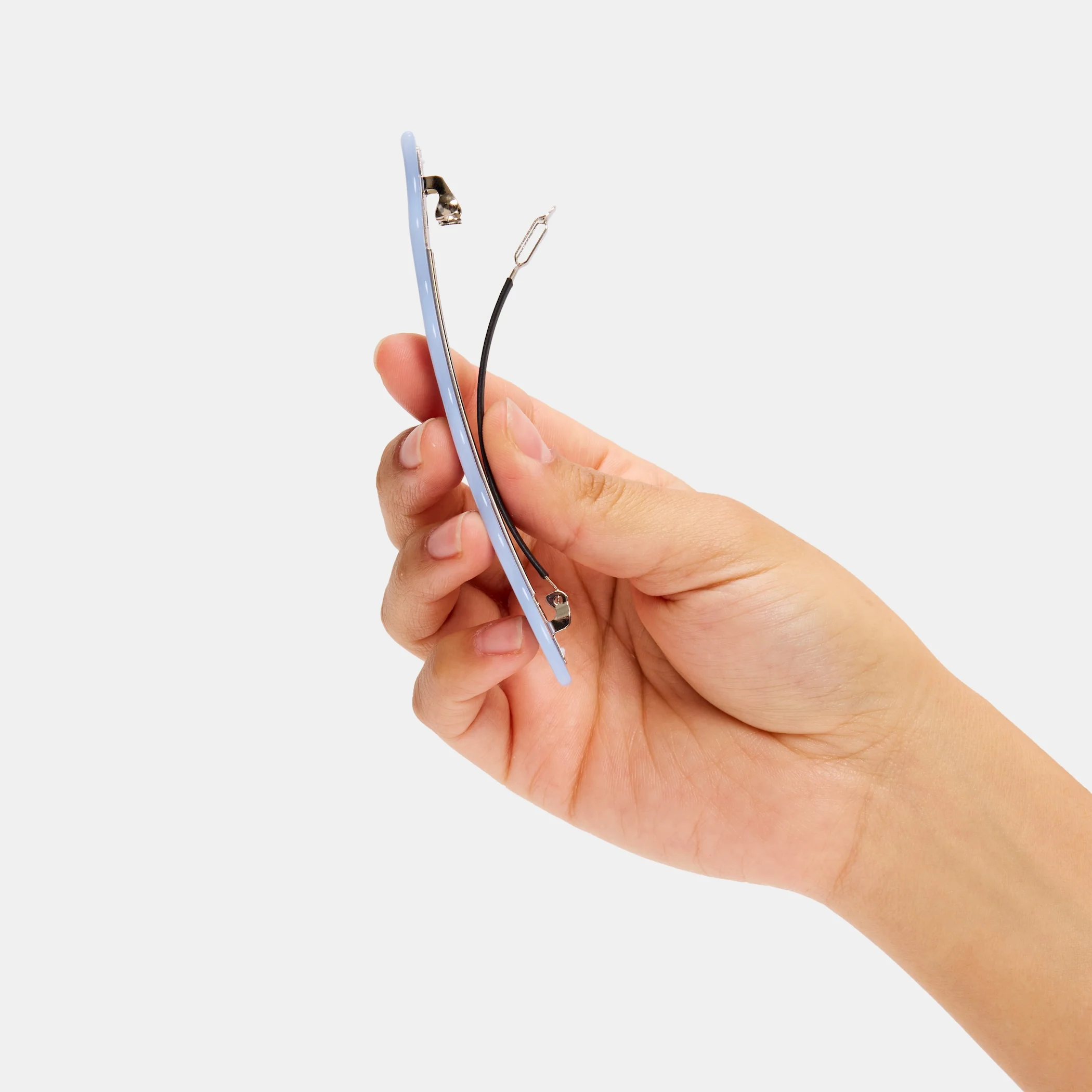 Skinny Wave Barrette in Periwinkle - Image 3