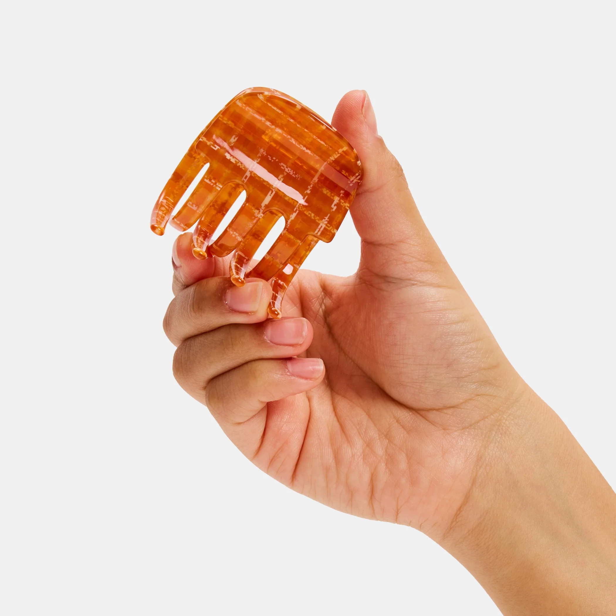 Ursa Claw in Caramel Plaid - Image 3